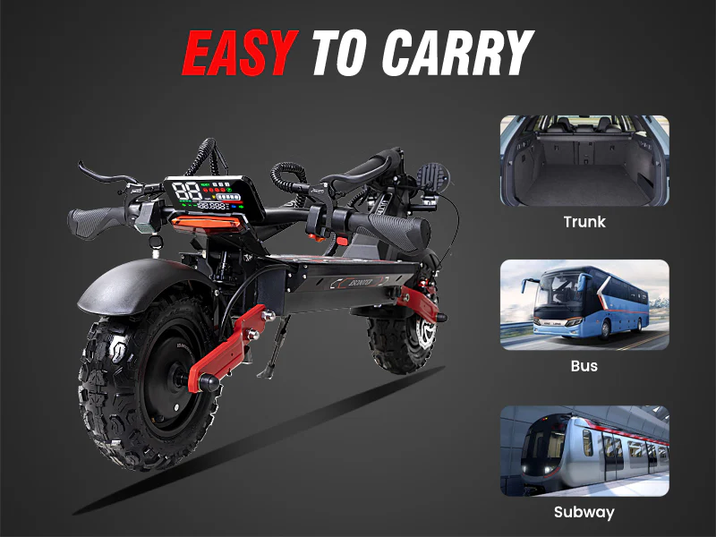 6000W 52-55MPH Second-hand Fast Electric Scooter - Image 5